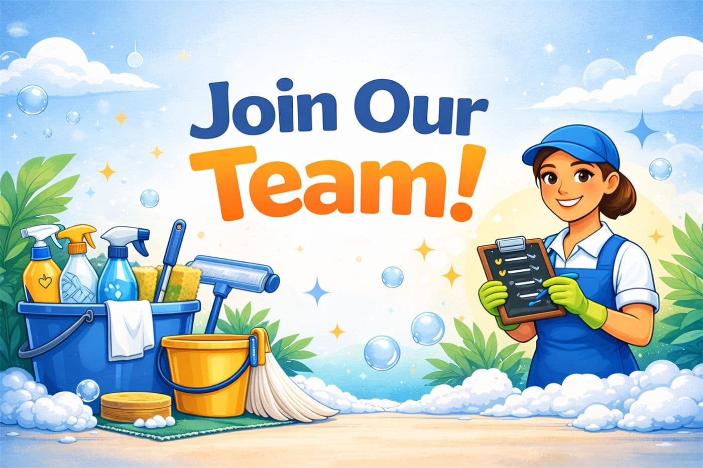 QuikWipe “Join Our Team” banner