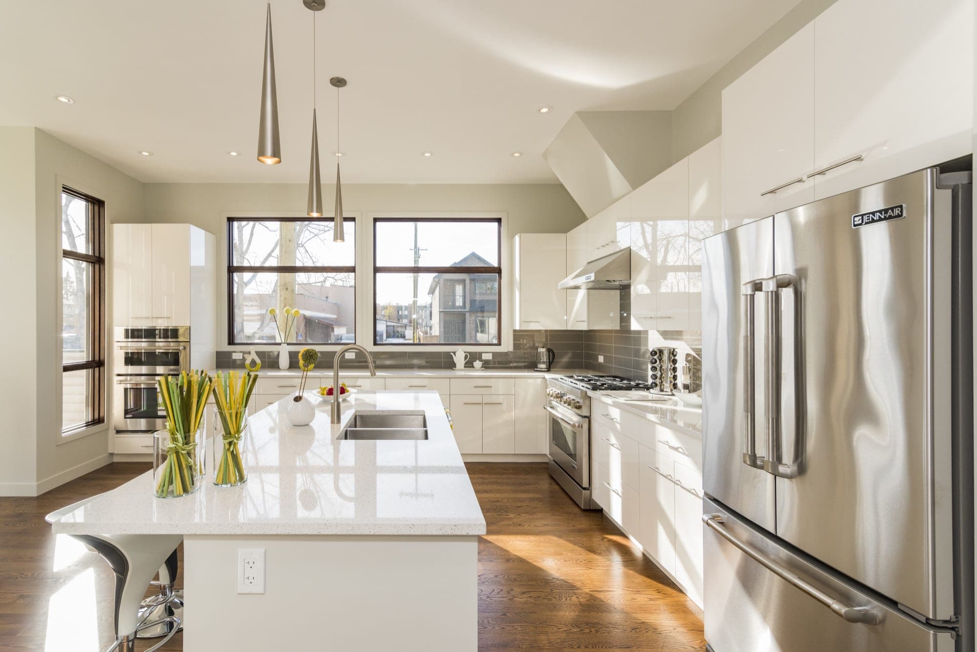 A QuikWipe-cleaned kitchen